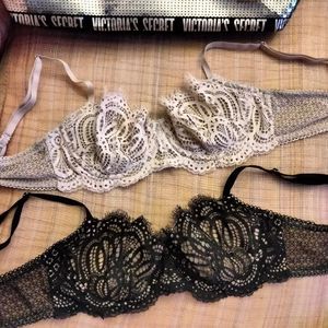 Victoria's Secret 36B "Dream Angel Push-up without padding" bra set